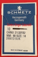 Ago Schmetz ( AG/SC S 05 ) SY 2029 206X13 SUK HPX13 Fin. 90/14