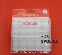 Spolina Singer ( SP/SI 13 ) 25 PZ + CONTENITORE ORIGINALE